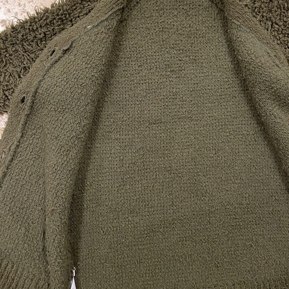 Marni Green Shag Wool Cardigan Sweater - Picture 10 of 15